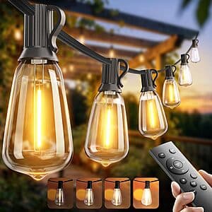 100' (2 x 50') addlon Outdoor Waterproof LED String Lights $16.80