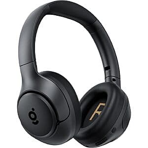 wegear Hybrid Active Noise Cancelling Wireless Over-Ear Headphones (Black) $19