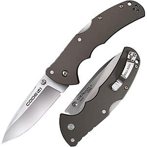 COLD STEEL Code 4 Folding Knife w/ 3.5" Blade & 5" Aluminum Handle $67.55 + Free Shipping