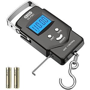 Dr.meter 110-lb Digital Fish / Luggage Scale $6