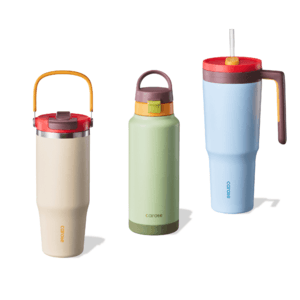 3-Pc Carote Insulated Stainless Steel Water Bottle / Tumbler Set (40oz. + 2x 32oz.) $25