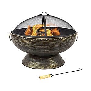 30" Sunnydaze Wood Burning Fire Pit (Regal Cauldron) $115 + Free Shipping w/ Prime