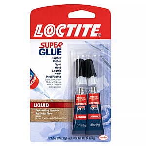 2-Pk 0.07-Oz Loctite All-Purpose Liquid Super Glue (Clear) $2.70