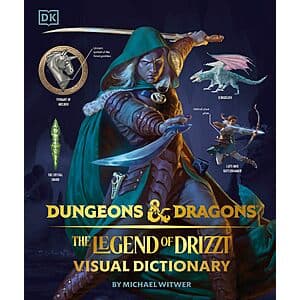 Dungeons and Dragons The Legend of Drizzt Visual Dictionary (Hardcover Book) $10.60