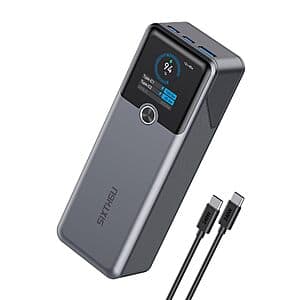 200W SIXTHGU 3-Port 20,000mAh PowerTower P1 Power Bank w/ 140W USB-C PD $38.50 + Free S&H