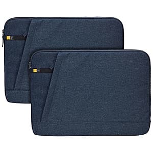 2-Pack Case Logic Huxton Laptop Sleeves (15.2" x 1.2" x 10.4", Blue) $8 + Free Shipping