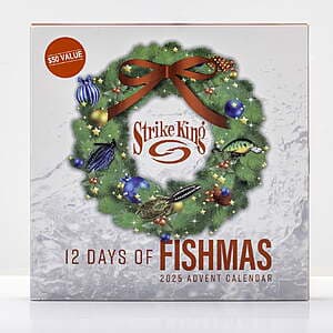Strike King 12 Days of Fishmas Fishing Lure Advent Calendar (Version 2) $5