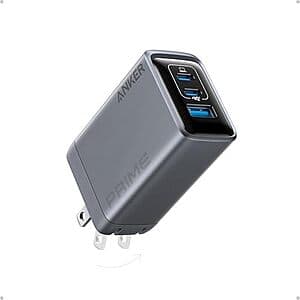 3-Port Anker Prime GaN Up to 100W Max Wall Charger $40 + Free S&H