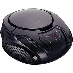 PROSCAN Elite Portable CD Boombox w/ AM/FM Radio $9 + Free S&H w/ Amazon Prime