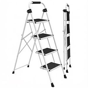 44" Alvantor Folding 3-Step 330-Lb Capacity Step Ladder $38 + Free S&H