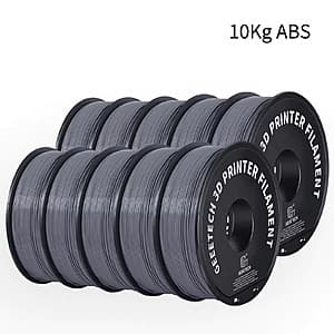 10-Pk 1kg GEEETECH 1.75mm ABS+ 3D Printer Filament $65.15 + Free S&H