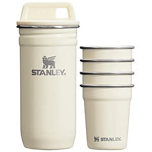 Stanley Adventure 4-Piece Stainless Steel Shot Glass Set with Carry Case $19.50