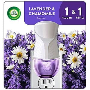 Air Wick Plug-In Kit (Warmer + 1 Refill, Lavender & Chamomile) $1.35 + Free Pickup on $10+