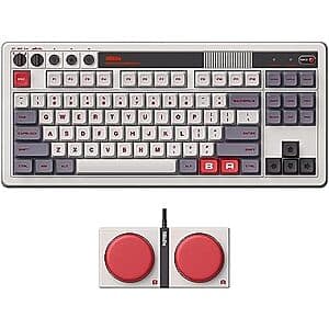 8BitDo Retro 87-Key Mechanical Keyboard w/ Bluetooth, 2.4GHz & USB-C (N Edition) $51 + Free S&H