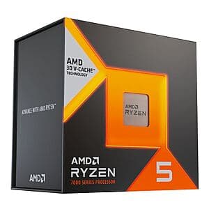 AMD Ryzen 5 7600X3D Raphael AM5 4.1 GHz 6-Core Desktop CPU $200 + Free Pickup