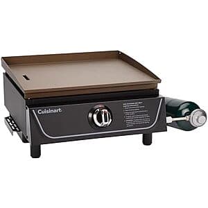 17" Cuisinart Tabletop Gas Griddle Outdoor Flat-Top Grill w/ Grease Cup $56.10 + Free Shipping