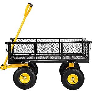 VEVOR Heavy Duty Steel Garden Wagon Cart (900-Lbs. Capacity) $75 + Free Shipping