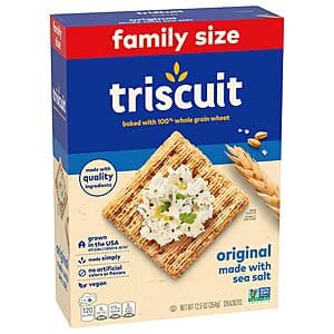 Select Accounts: 12.5-Oz Triscuit Original Whole Grain Wheat Crackers $2.35 w/ Subscribe & Save