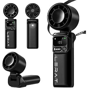 Lerat 3-in-1 Portable Handheld Turbo Fan $8