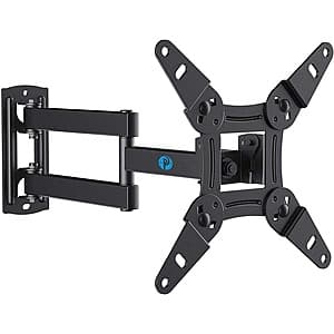 Pipishell Full Motion TV Monitor Wall Mount (for 13-43" TVs) $9