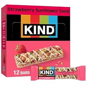 12-Ct 1.4-Oz KIND Strawberry Sunflower Seed Snack Bars $6.75 w/ S&S