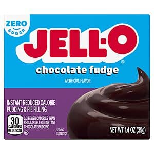 6-Pk 1.4-Oz Jell-O Sugar Free Chocolate Fudge Pudding Mix $3 w/ S&S
