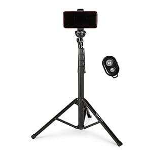 Amazon Basics 63" Extendable Smartphone Tripod $15.20