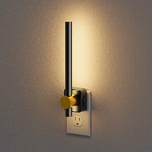 JandCase Dimmable LED Plug-In Night Lights w/ Dusk-to-Dawn Sensor (Various) from $5