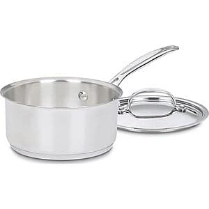 1.5-Quart Cuisinart Chef's Classic Saucepan w/ Cover (Stainless Steel) $14.40