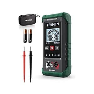 Tesmen TM-510 Smart Digital Multimeter w/ Auto-Ranging/AC/DC Voltmeter (Green) $10 + Free S/H w/ Amazon Prime