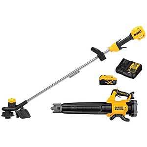 DeWALT 20V MAX XR Brushless Blower + Trimmer w/ 4Ah XR Battery & Charger $199 + Free S&H