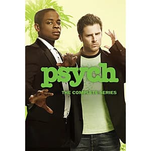 Psych: The Complete Series (2006) + Psych: The Movie (2017) (Digital HD TV Show) $15