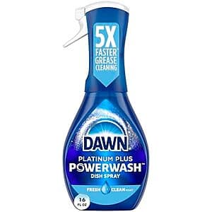 16-Oz Dawn Platinum Plus Powerwash Dish Spray (Fresh Scent) $2.85 w/ Subscribe & Save