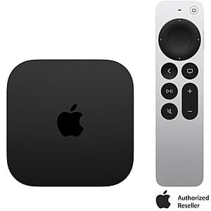 Active Military/Veterans: 64GB Apple TV 4K Streaming Media Player (3rd Gen) $99 + Free S&H