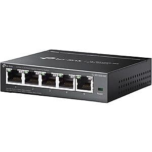 TP-Link 5-Port 2.5G Unmanaged Ethernet Switch + 10% Back w/ Prime Card $40 + Free S&H