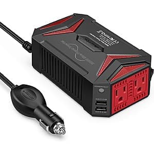 300W BESTEK Pure Sine Wave DC 12V to AC 110V Car Adapter $31.50 + Free S&H