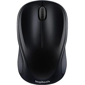 Logitech M317 Compact 2.4 GHz Wireless Mouse (Black) $12