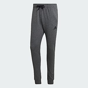 adidas Men's Essentials Fleece Regular Tapered Pants (2 Colors, Select Sizes) $13 + Free S&H