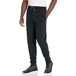 Jerzees Men's NuBlend Relaxed Fit Fleece Joggers w/ Pockets (Black) $6.10