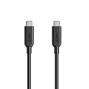 Prime Members: 3' Anker USB-C to USB-C 3.1 Gen 2 Cable w/ up to 100W PD $10 + Free Shipping