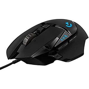 Logitech G502 HERO High Performance Wired Gaming Mouse $25