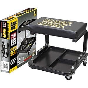 Torin Black Jack Padded Rolling Creeper Seat w/ Tool Tray $17.60