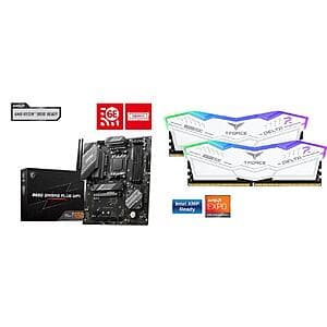 MSI B650 GAMING PLUS WIFI AM5 AMD ATX Motherboard + 16GB Team Group DDR5 RAM $180 + Free Shipping