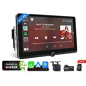 10.1" Eonon UX7A Plus 2DIN Car Audio Stereo w/ Reverse Camera (4GB/64GB) $162.55 + Free Shipping