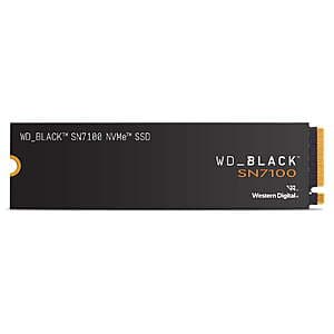 Select Locations: 1TB WD_BLACK SN7100 NVMe PCIe 4.0 M.2 Internal SSD $89 + Free Shipping