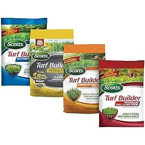 Scotts Turf Builder 4-Bag Bundle (4000 sq ft Coverage) $70 + Free S&H