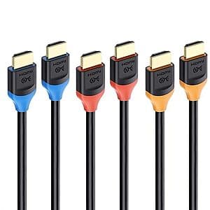 Prime: 3-Pk 6.6' Cable Matters 8K Ultra High Speed Certified HDMI 2.1 Cables $19.20 + Free S&H