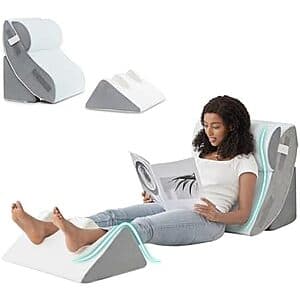 4-Pc Hansleep Adjustable Memory Foam Bed Wedge Pillow Set $30