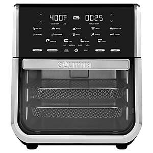 Gourmia All-in-One 14-Qt Air Fryer, Oven, Rotisserie & Dehydrator (Stainless Steel) $60 + Free Shipping