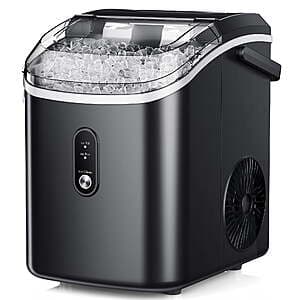 Simzlife Countertop 35lbs/24H Nugget Ice Maker Machine (Black) $99 + Free Shipping
